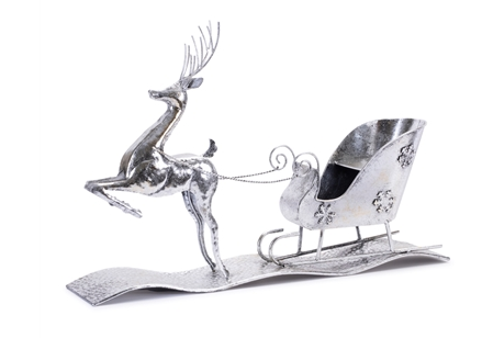 Reindeer With Sleigh