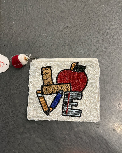 Beaded Wallet for Teacher