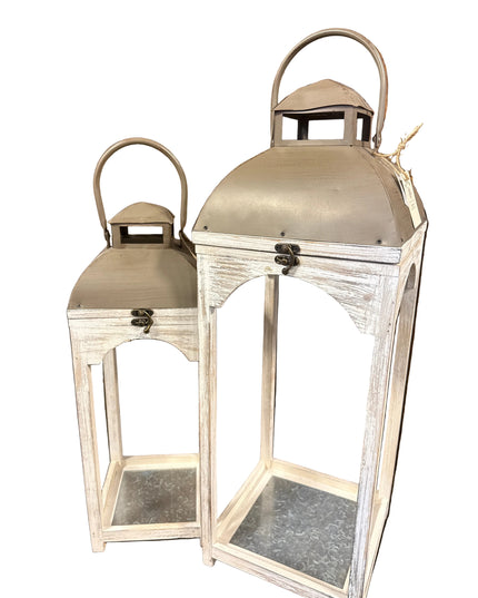 Wooden & Tin Lantern