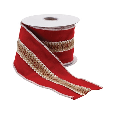 Wired Wool Ribbon 4"x 5y