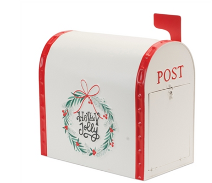 Holly Jolly Mailbox 12"x13"