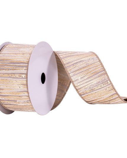 Pewter/Cream/Champagne Ribbon image 0