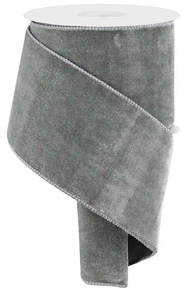 4" x 10yd Deluxe Velvet/Satin Backing (Assorted Colors)