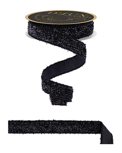 1" x 10yd Tinsel Loop/Satin Fused