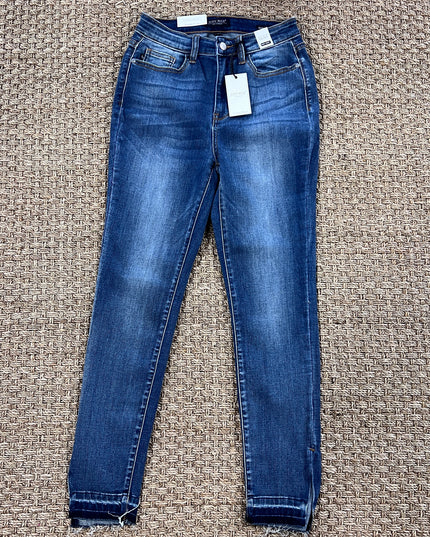 High Waist Skinny Judy Blue Jeans image 0