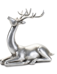 Silver Resin Deer