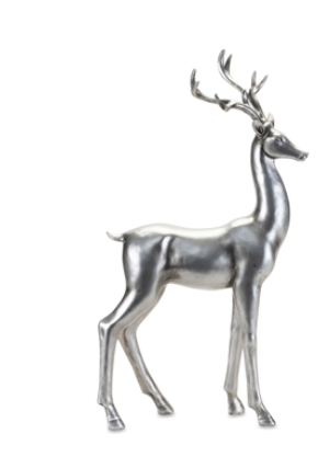 Silver Resin Deer
