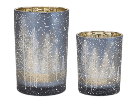 Candle Holder Tree Silouette