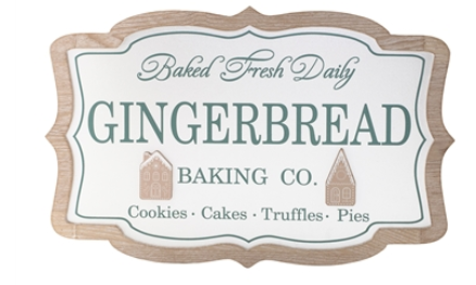 Gingerbread Baking Sign