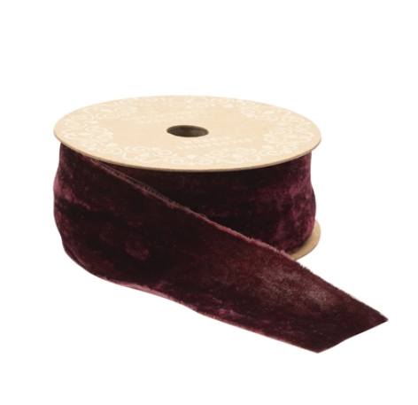 Raw Edge Rayon/Velvet 2"x10Y