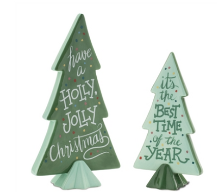 Green Ceramic Tree  - Assorted Style