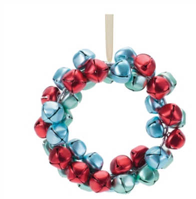 Sleigh Bell Wreath Ornament