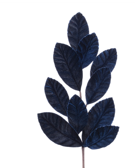 Magnolia Leaf Spray 25" Navy