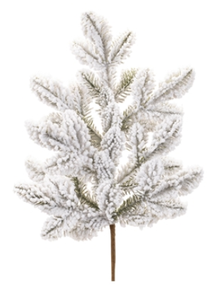 Flocked Pine Spray 24"
