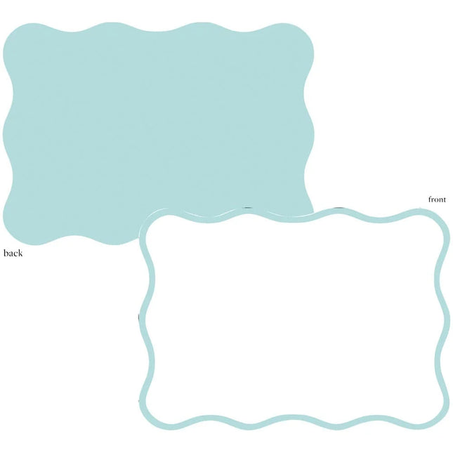 Scallop Border Die Cut Correspondence Cards - includes 12 cards & envelopes