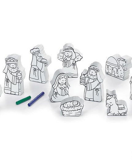 Nativity 10pc Color Me