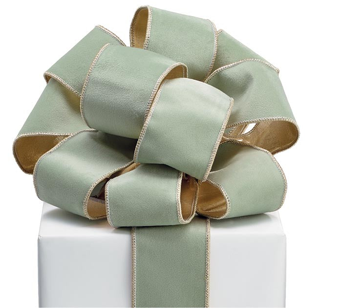 Ribbon Sage Velvet