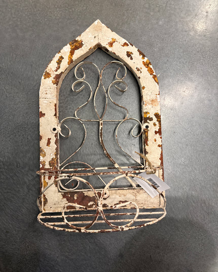 Wooden Window Wire Basket
