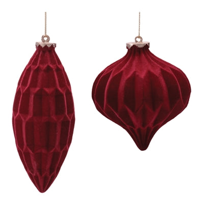 Ornament (2 Asst) 6"H, 5.25"H Resin