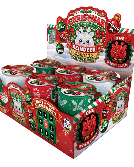 Fun Doh Christmas Mystery Reindeer Dumpling Squishy Toy