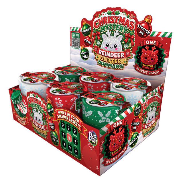 Fun Doh Christmas Mystery Reindeer Dumpling Squishy Toy