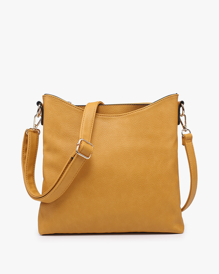 Emma 3 Compartment Crossbody w/ Snap Closure Purse