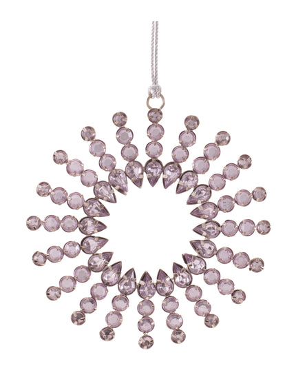 Jewel Ornament 4.75”H Acrylic/Iron