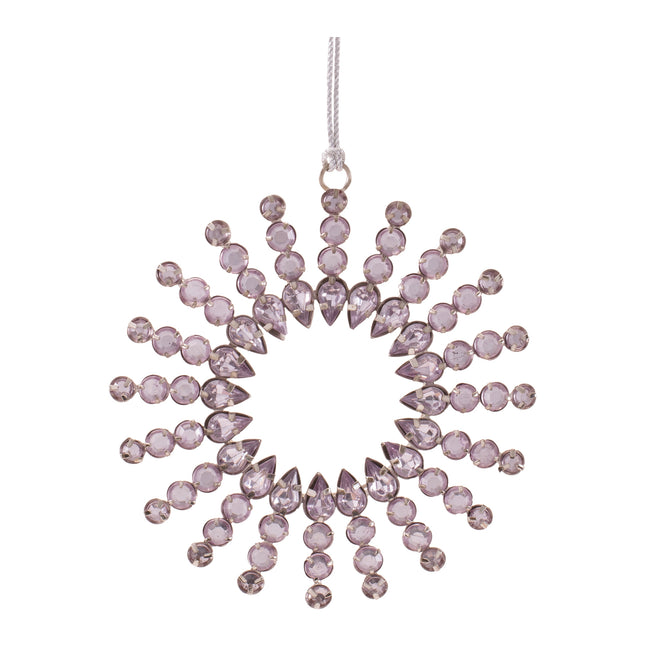 Jewel Ornament 4.75”H Acrylic/Iron