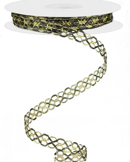 5/8" x 10yd Metallic Trim