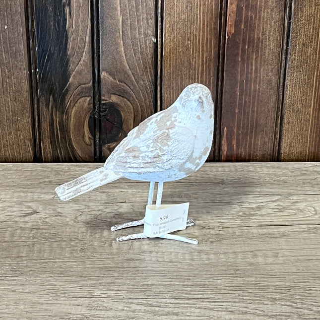 Distressed Ceramic Bird image 0