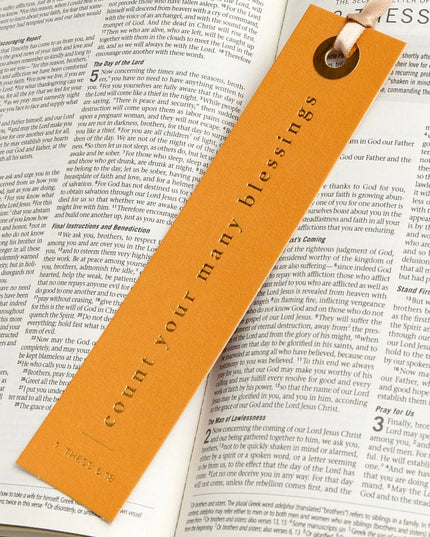 Count Your Many Blessings Scripture Bookmark