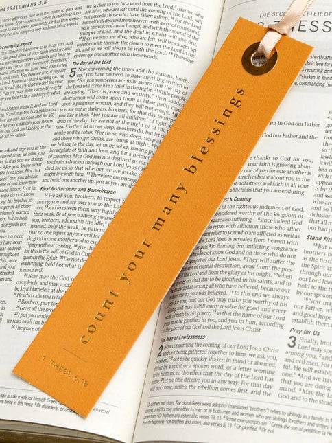 Count Your Many Blessings Scripture Bookmark
