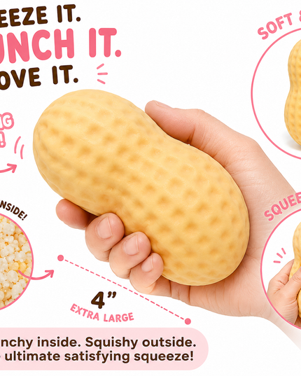 Peanut Crunch Squishy Toy - Mystery Color