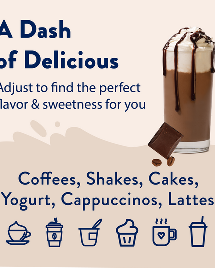 Naturally Sweetened Chocolate Mocha Syrup - 375ml