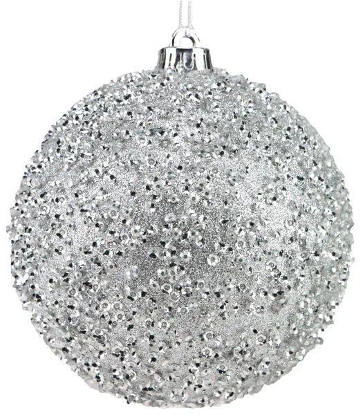 150Mm Sequin/Glitter Ball Ornament