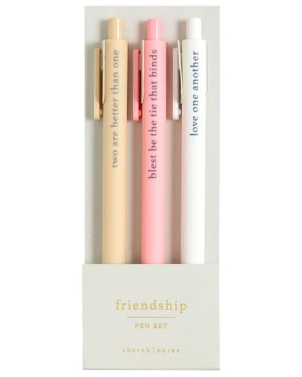 Friendship Bible Study Pen Set