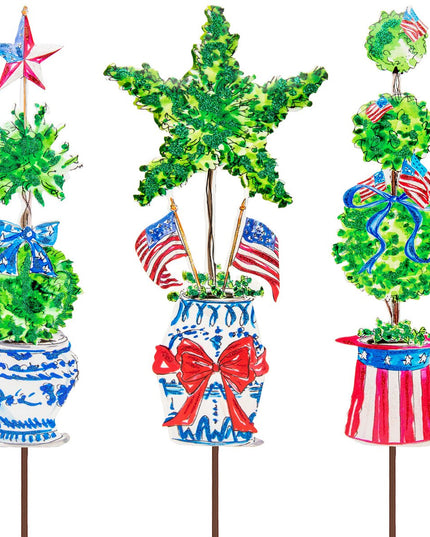 Beck's Boxwood Americana Pots