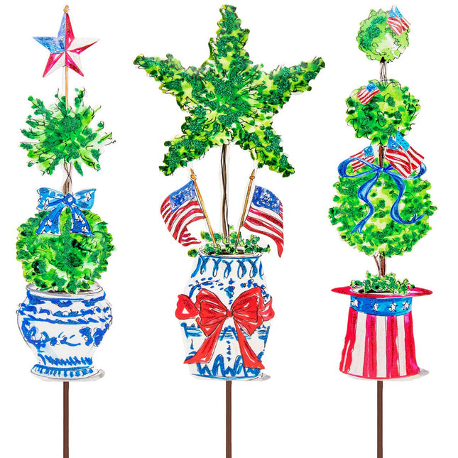 Beck's Boxwood Americana Pots