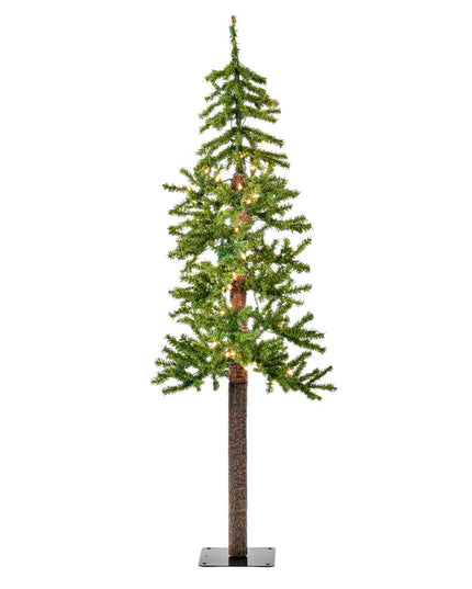 4' x 25.5" Natural Alpine Tree