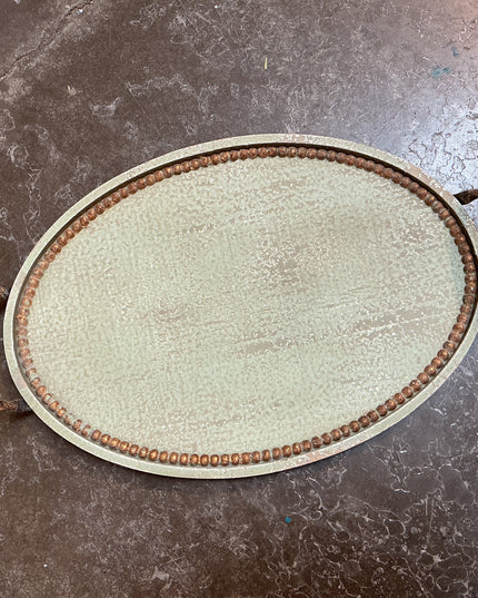 Antique Green Tray