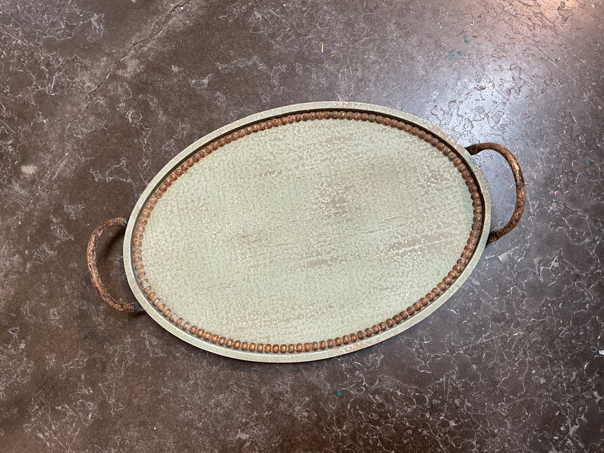 Antique Green Tray