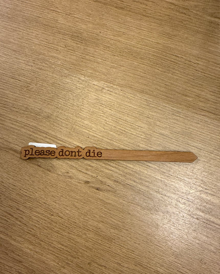 Punny Plant Stake