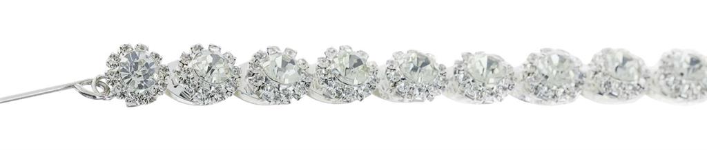 Round Cut Crystal Chain w/ Hooks