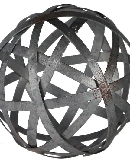 4.75" Galvanized Strip Woven Ball