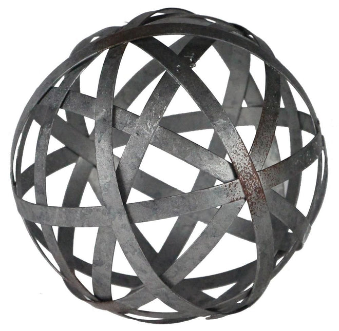 4.75" Galvanized Strip Woven Ball