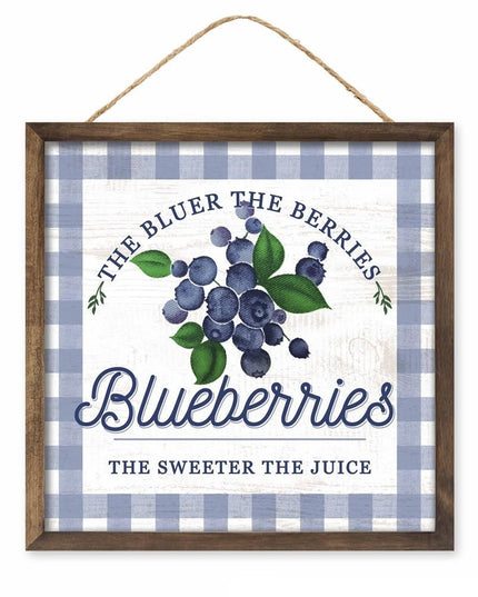 Blueberry Sign