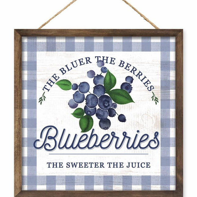 Blueberry Sign