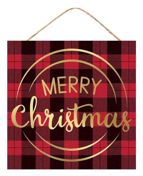 Merry Christmas Check Sign