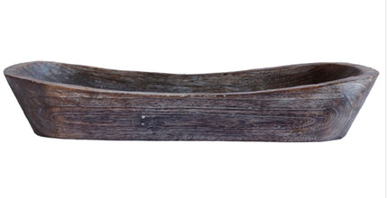 22.5" Dough Bowl Antique Brown
