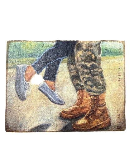 Block Sign Welcome home Soldier sign